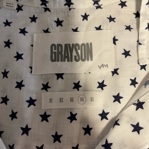 GRAYSON The Hero Star Print Button Down Shirt - Picture 7 of 8